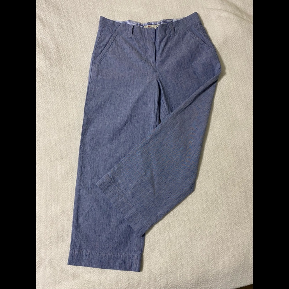 Vineyard Vines chambray wide leg pants